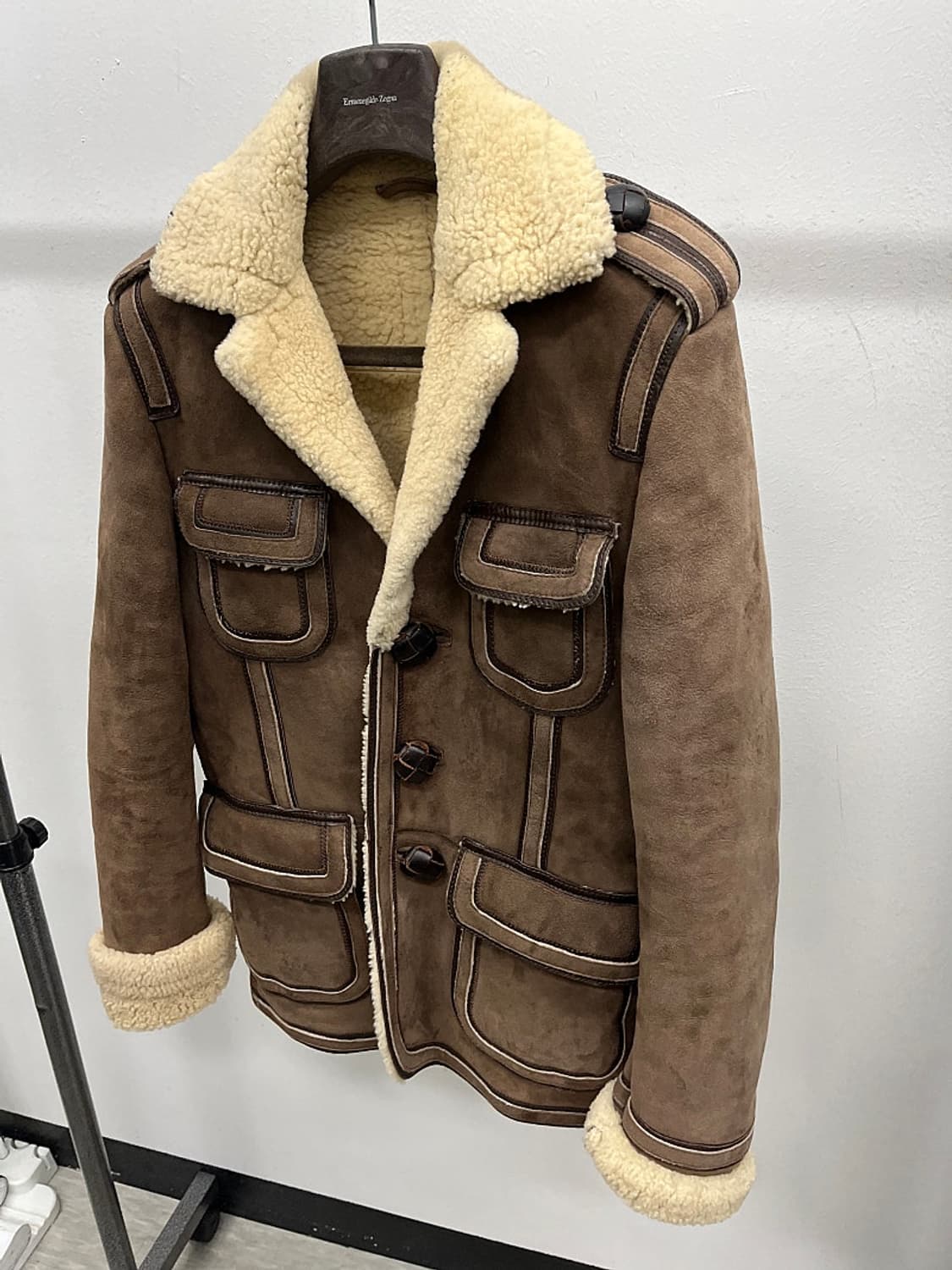 100) 디스퀘어드 4포켓 무스탕 자켓  상품이미지1