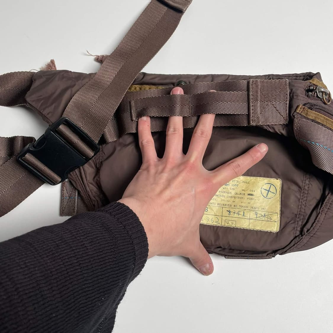 Tough jeansmith 멀티포켓 스트랩 크로스백 상품이미지9