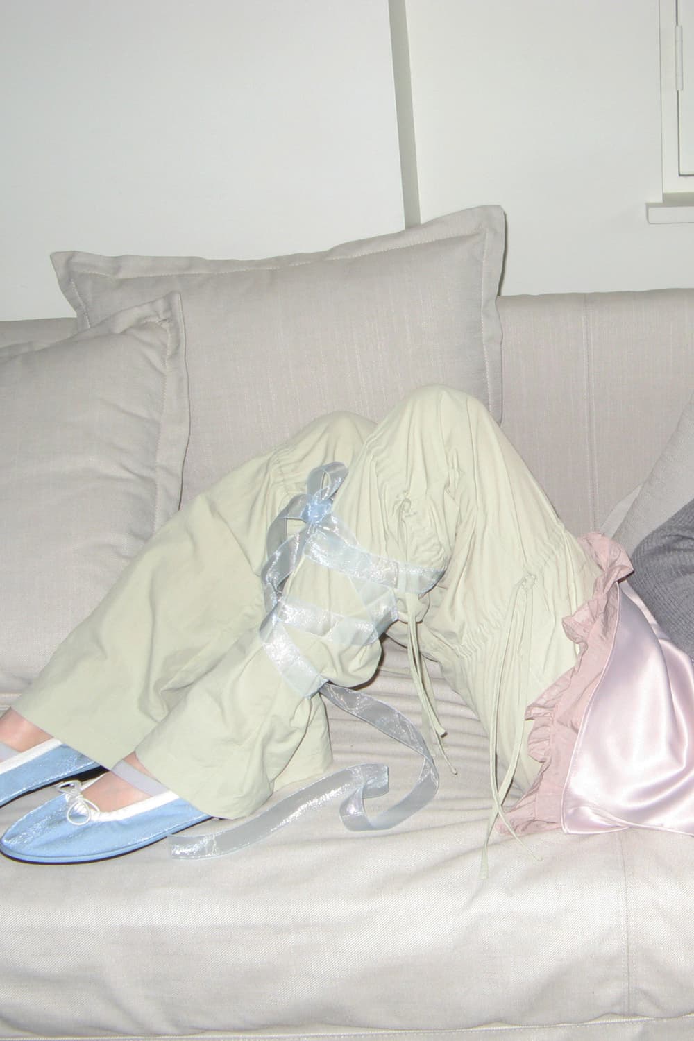 시눈 WORK WEAR STRING PANTS (LIGHT KHAKI) 상품이미지1