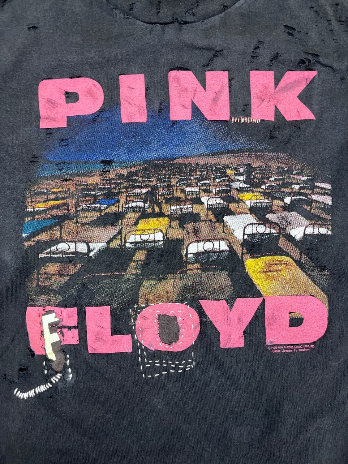 PINK FLOYD / DISTRESSED REWORK T-SHIRT 상품이미지3