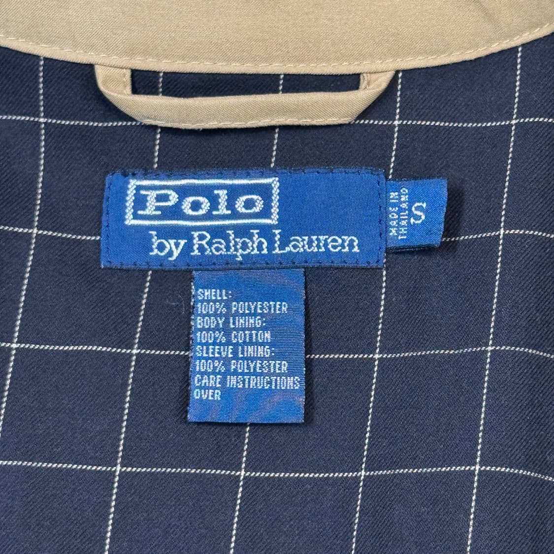 S) 폴로 랄프로렌 브라운 블루종 스윙톱 폴리쉘 자켓 상품이미지8