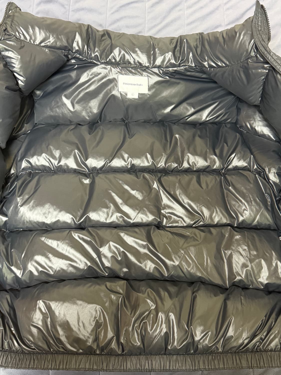 (L)디스이즈네버댓 퍼텍스 다운 패딩 L 블랙 상품이미지4