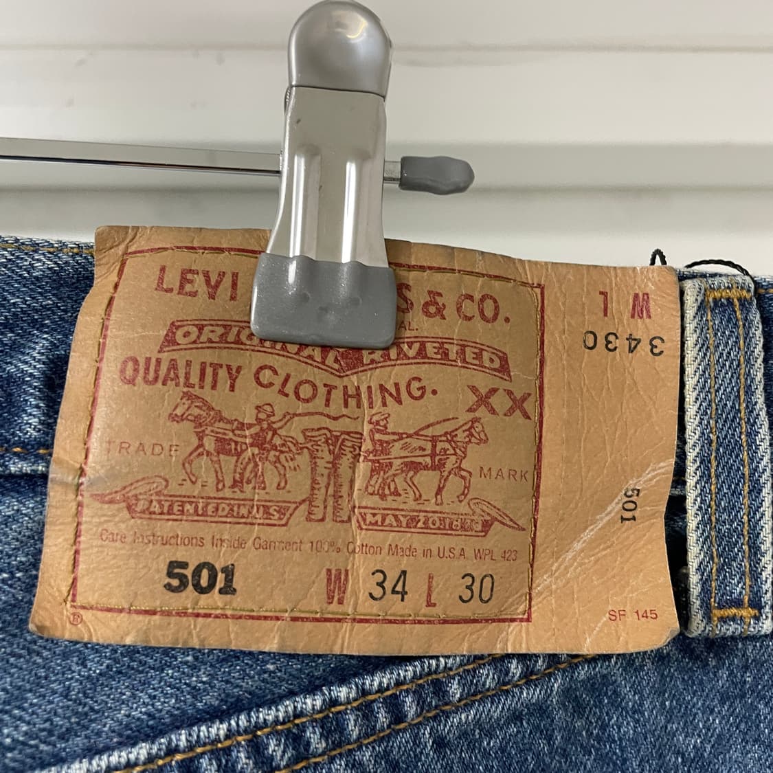 리바이스 501 데님 팬츠 W34 L30 상품이미지4