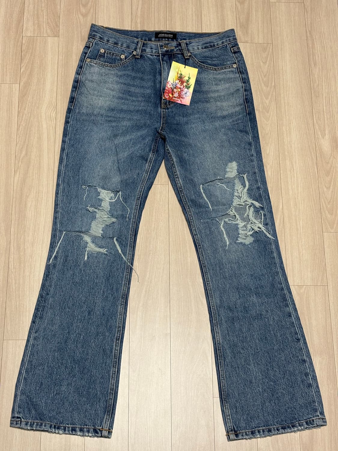 조거쉬 부츠컷 디스 데님 Joegush 2nd type jeans   상품이미지1