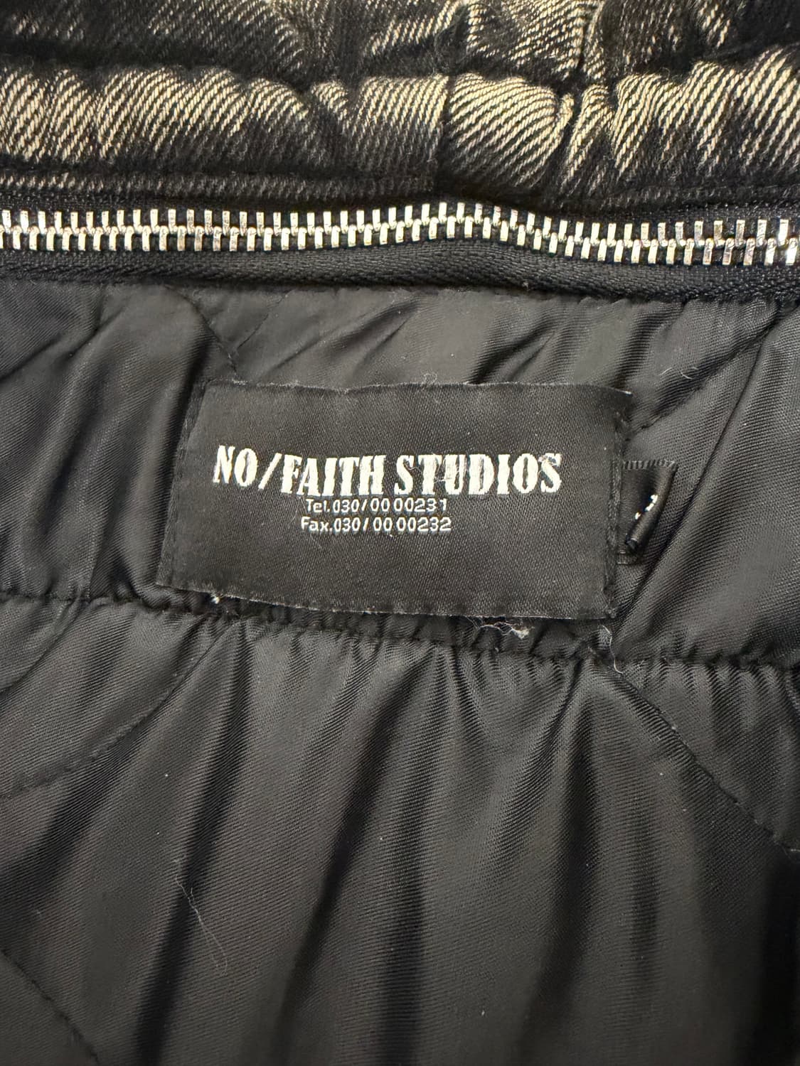 [L] 노페이스 스튜디오 카고 봄버 데님 자켓 블랙 상품이미지6