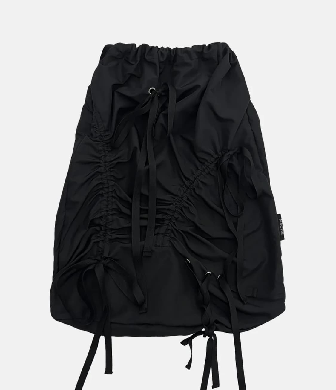 LIGHT SHIRRING GYM SACK BLACK 상품이미지1