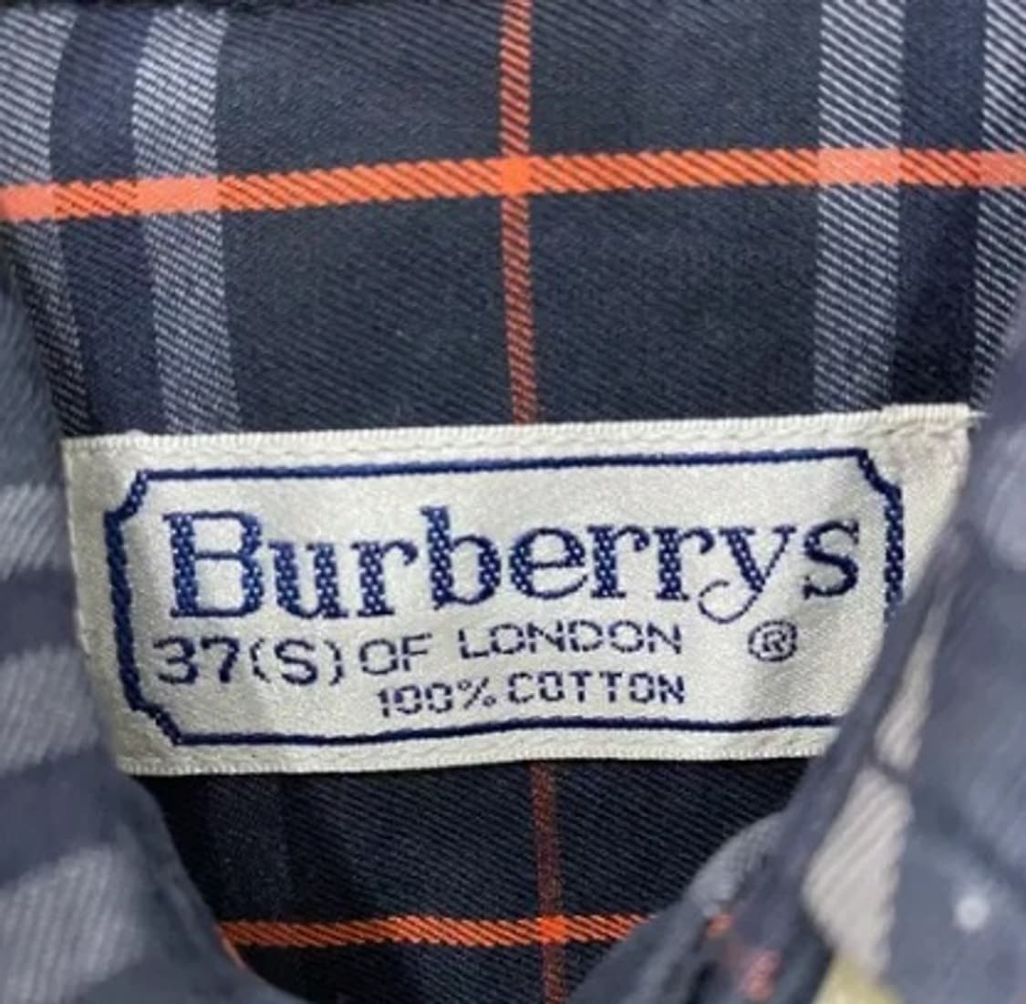 버버리 체크 긴팔셔츠 (S) 상품이미지3