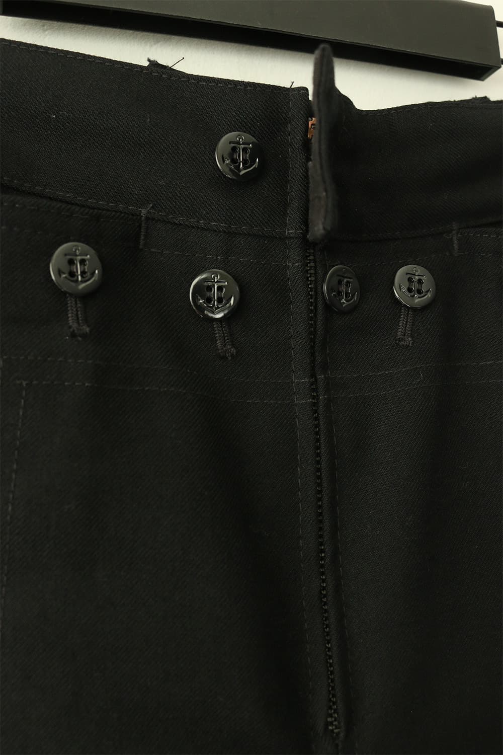 USA 울 세일러 블랙 트라우저 상품이미지5