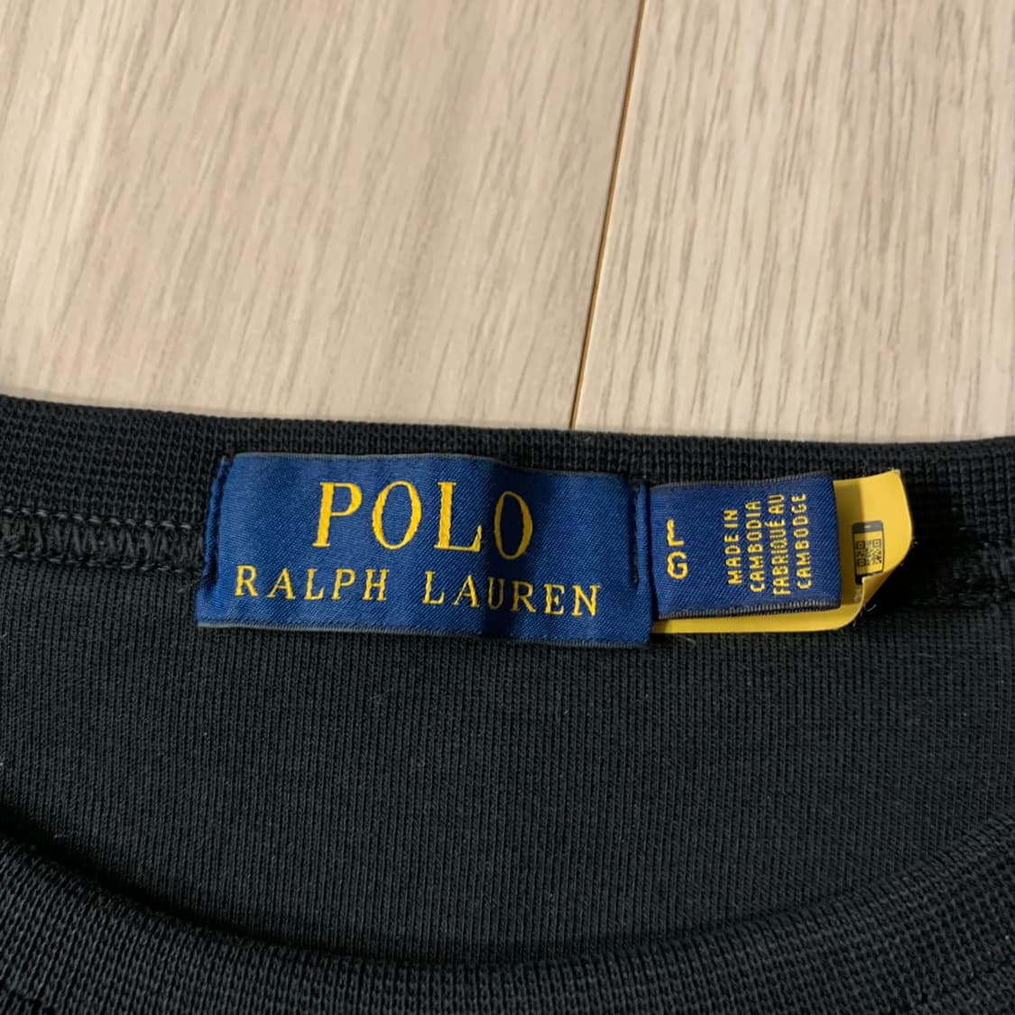 폴로 랄프로렌 맨투맨 블랙 L 상품이미지4