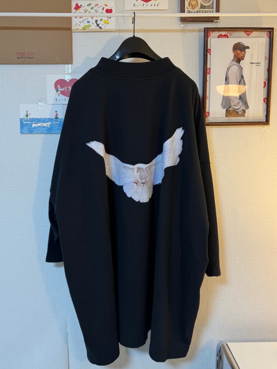 (2XL)이지x갭 엔지니어드 바이 발렌시아가 도브 노 심 티셔츠 블랙 상품이미지1