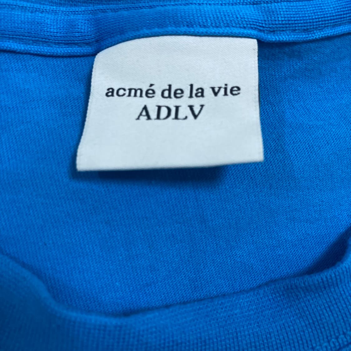 아크메드라비 스페이스쉽 빅로고 블루 반팔티 상품이미지5