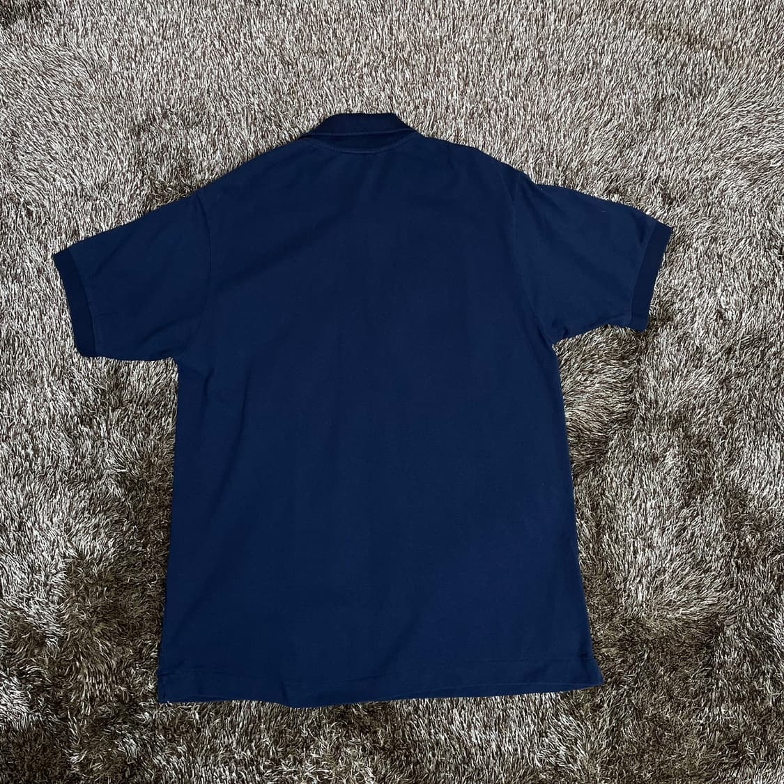 라코스테 LACOSTE 네이비 클래식핏 반팔 카라티 M 상품이미지4
