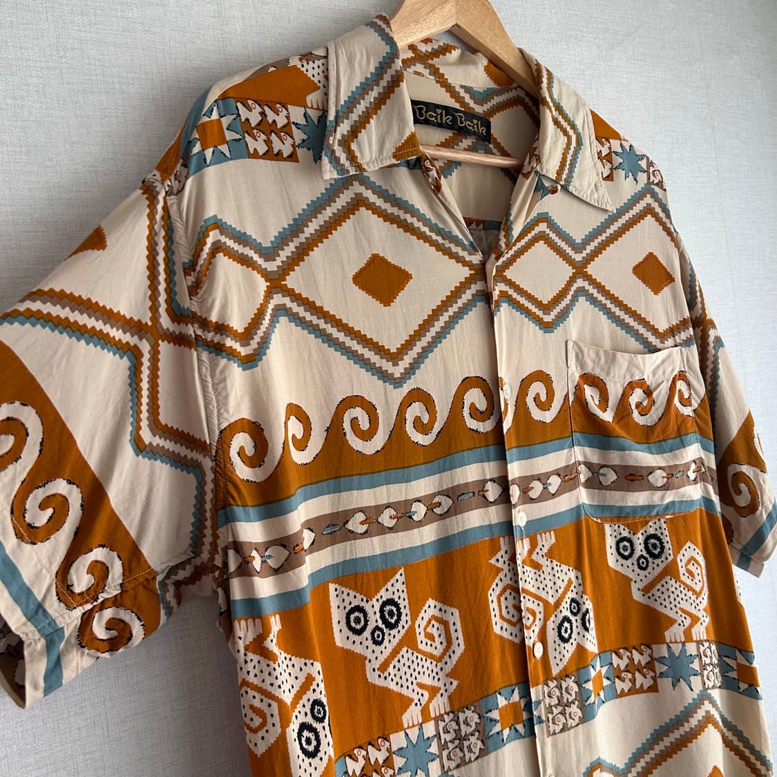 Vintage Ethnic Pattern Shirts 상품이미지3