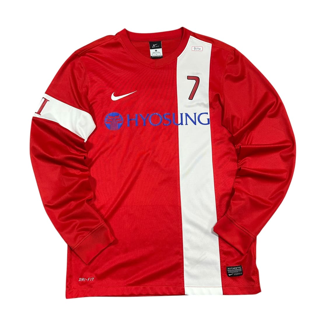 ✨ (바배) 나이키 7번 마킹 레드 기능성 롱슬리브 상품이미지1