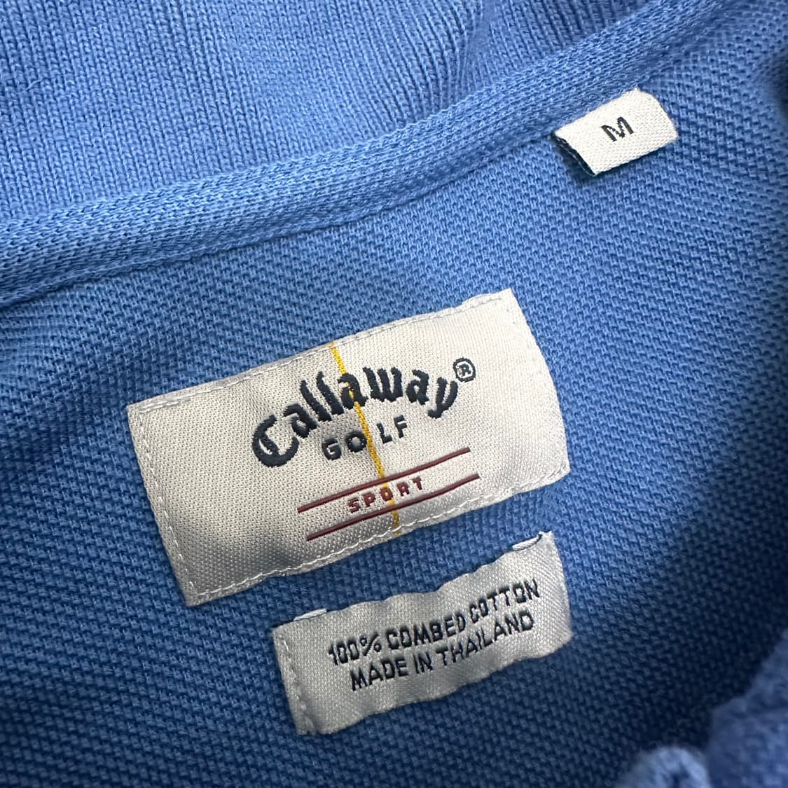 캘러웨이 남성 골프웨어 카라티 반팔티셔츠 블루 M 상품이미지3