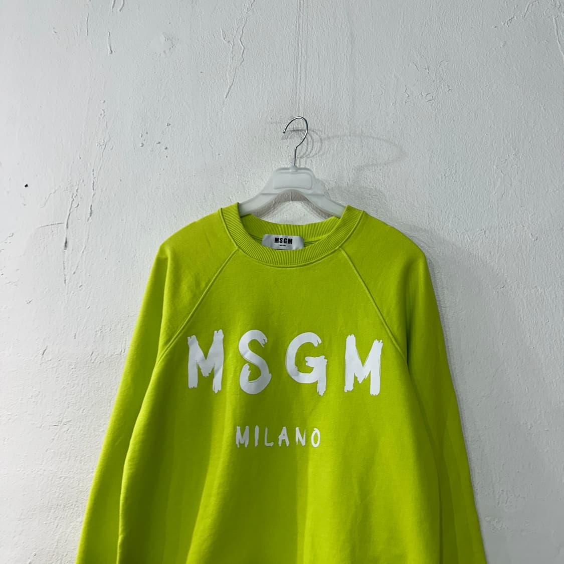 MSGM 형광 맨투맨 S 상품이미지2