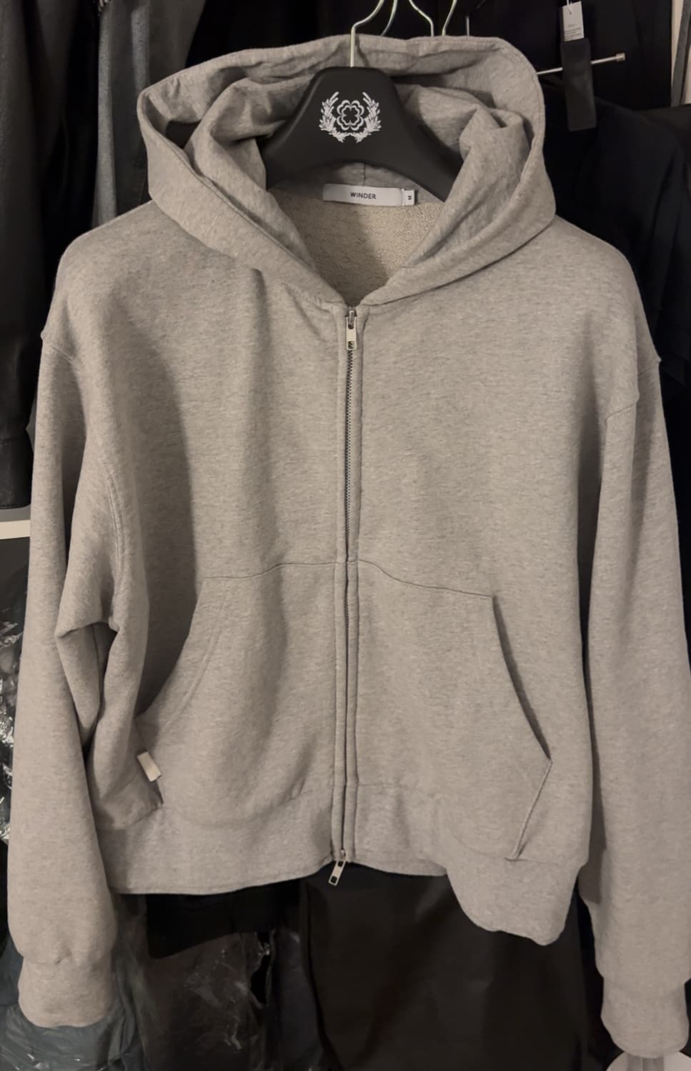 winder (윈더) 크롭 후드집업 M 상품이미지2