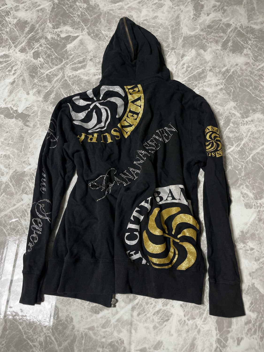 (Banana seven)y2k printing zip up hoody 상품이미지7