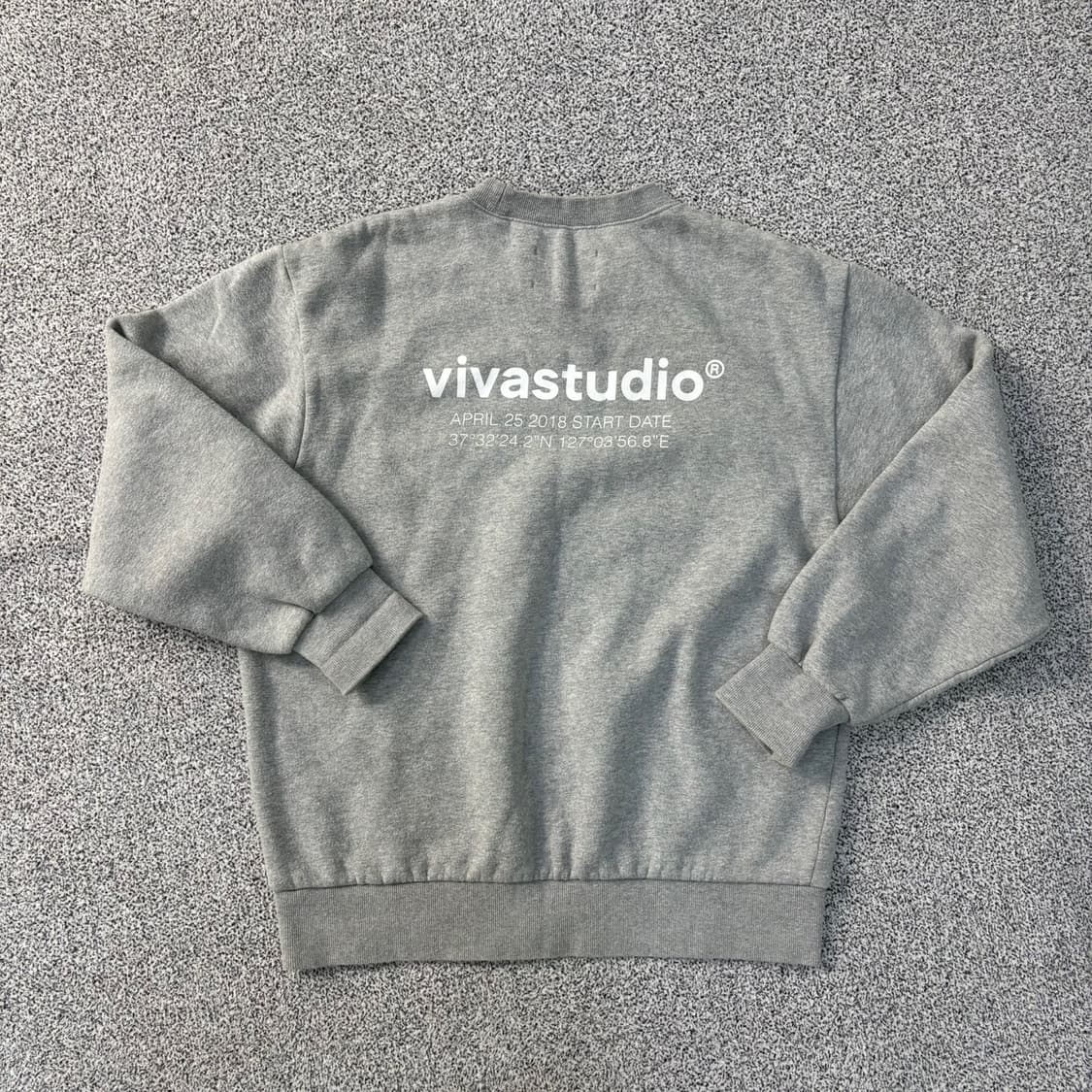 S 비바스튜디오 남성 긴팔 맨투맨 0423J 상품이미지3