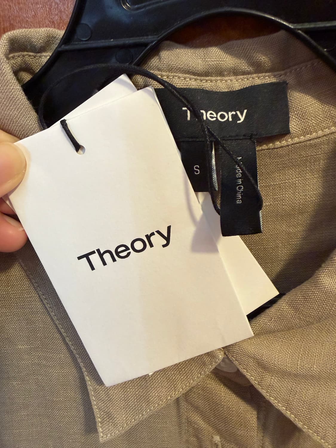 (새상품)띠어리 Theory 린넨 셔츠 S 상품이미지2