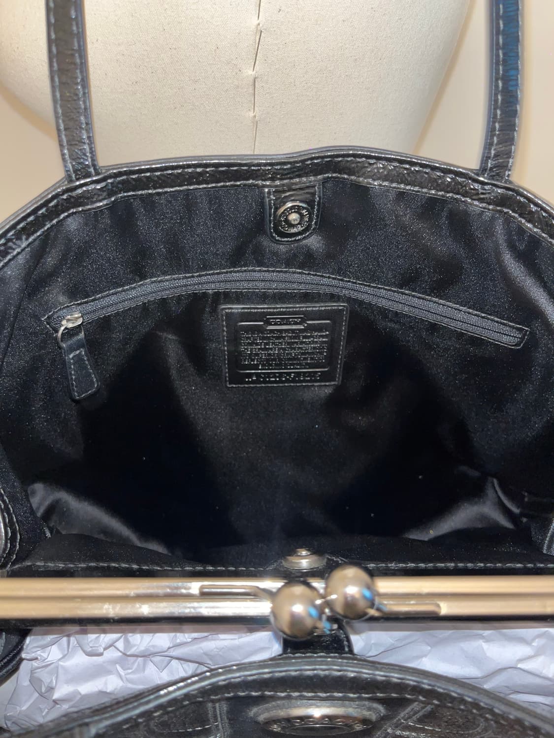 Coach White Stitch Shoulder Bag 상품이미지8