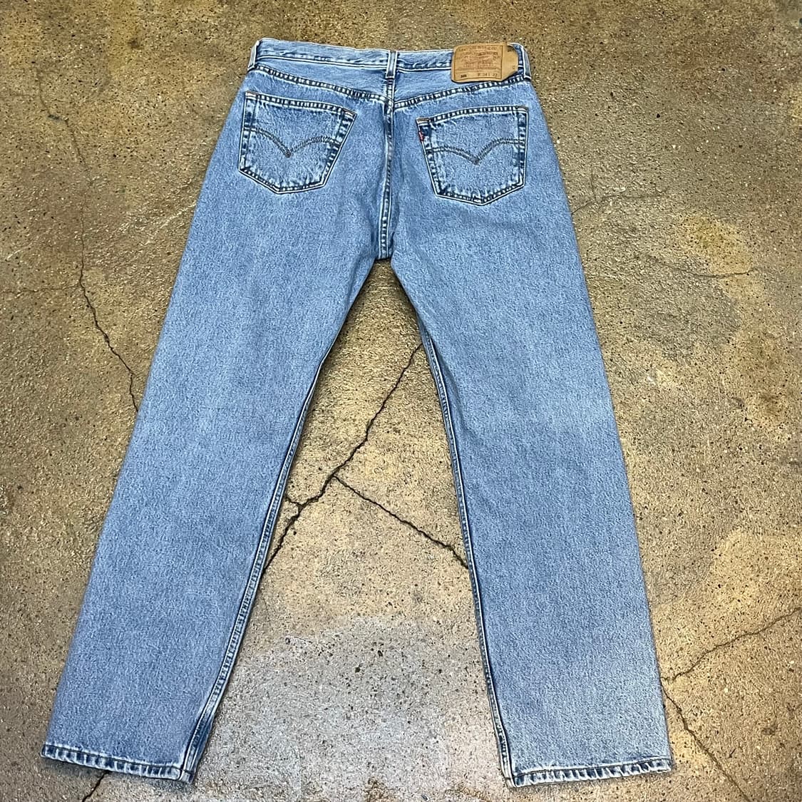 미국 빈티지 리바이스 청바지 연청 데님 팬츠 상품이미지5