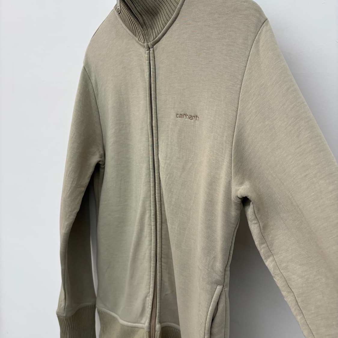 칼하트 집업 자켓 연카키색 M 상품이미지3