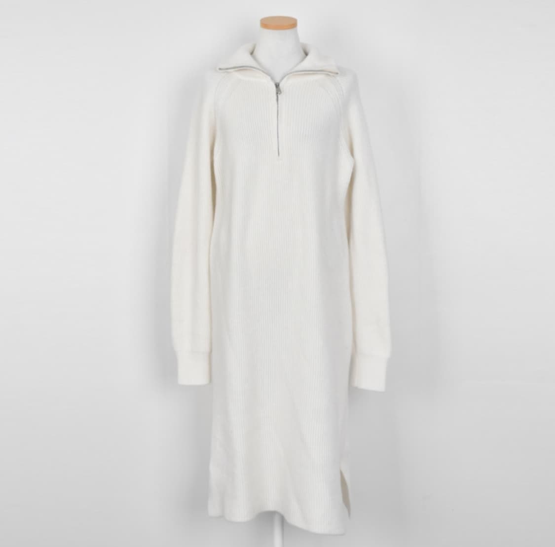 시벨 반집업 니트 롱 원피스 상품이미지9