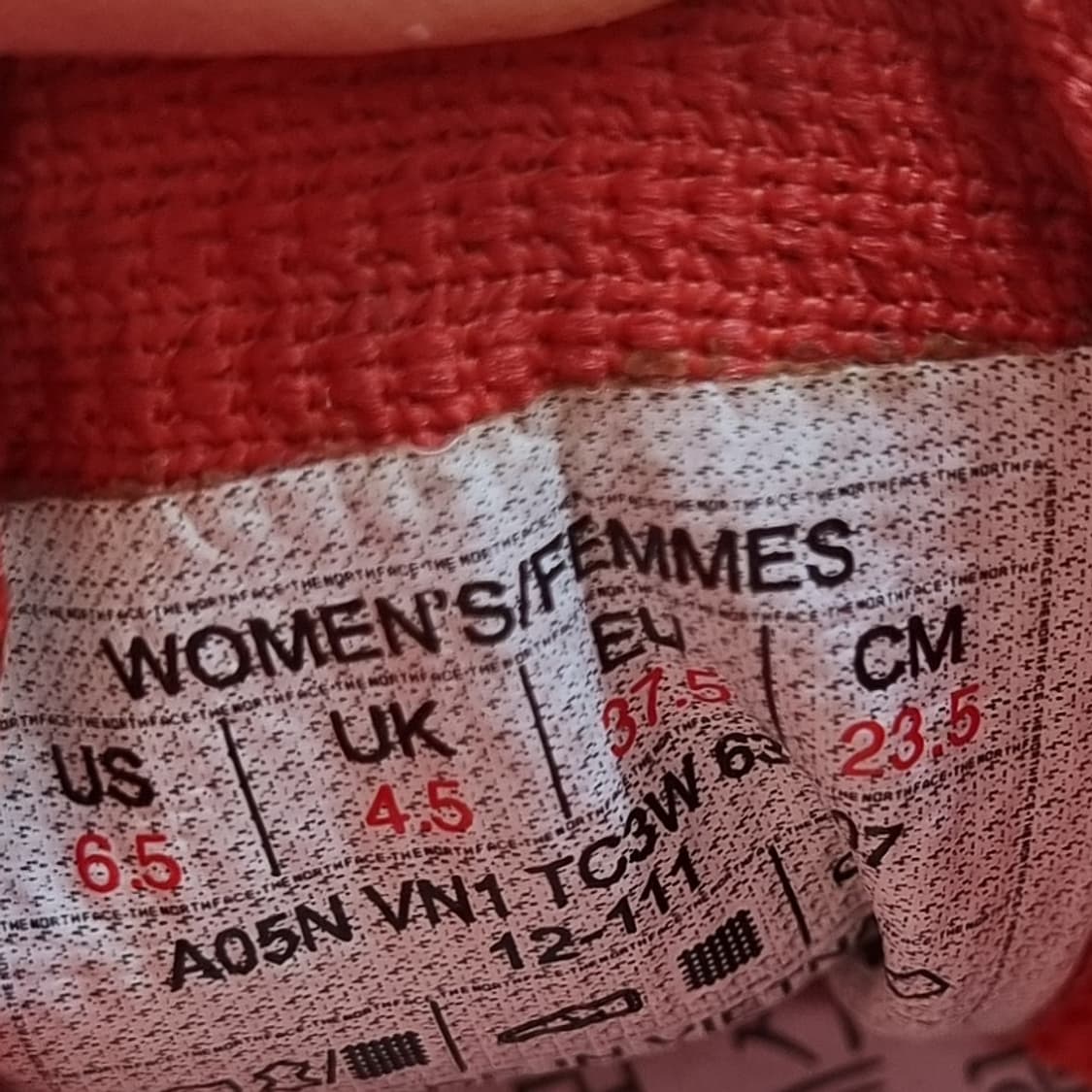 노스페이스 여성운동화235  상품이미지6