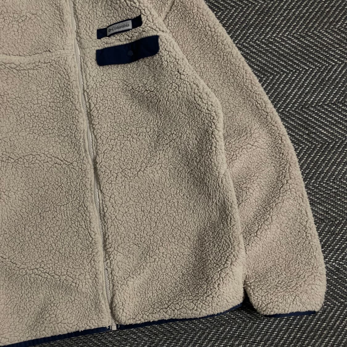 컬럼비아 USA 플리스 자켓 아이보리y 2828 상품이미지3