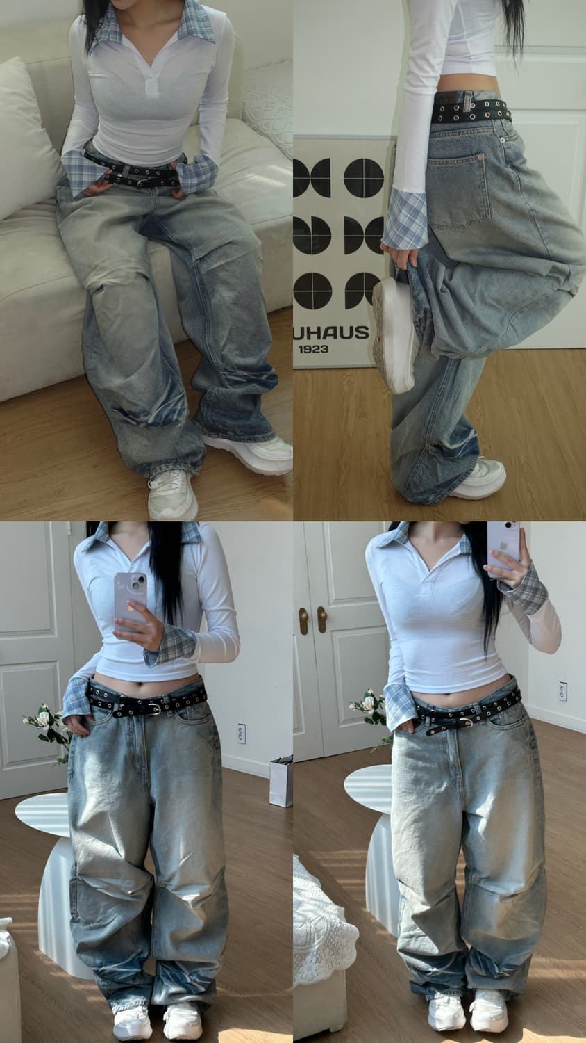 4Color 레이어드 두줄벨트 상품이미지8