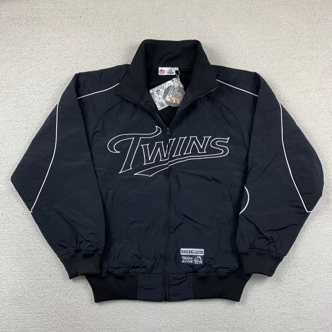 LG트윈스 x 빠더너스 덕아웃 자켓 블랙 (데드스탁) 상품이미지1