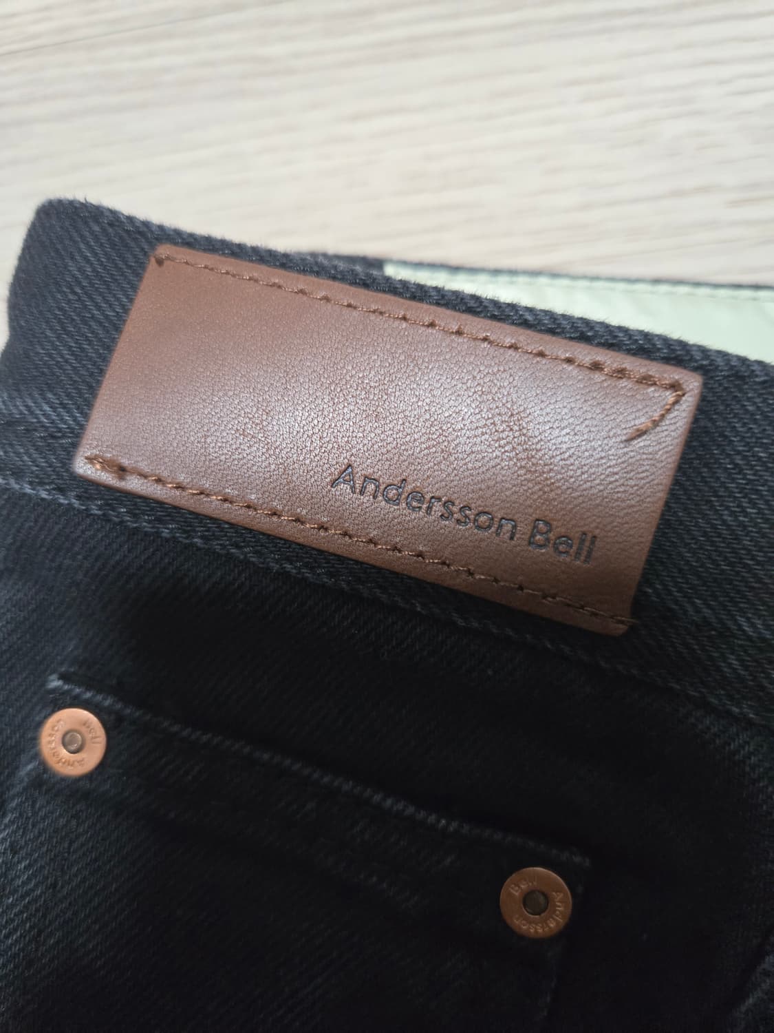 앤더슨벨 메튜 커브 진 블랙 롱 버전 36 상품이미지5