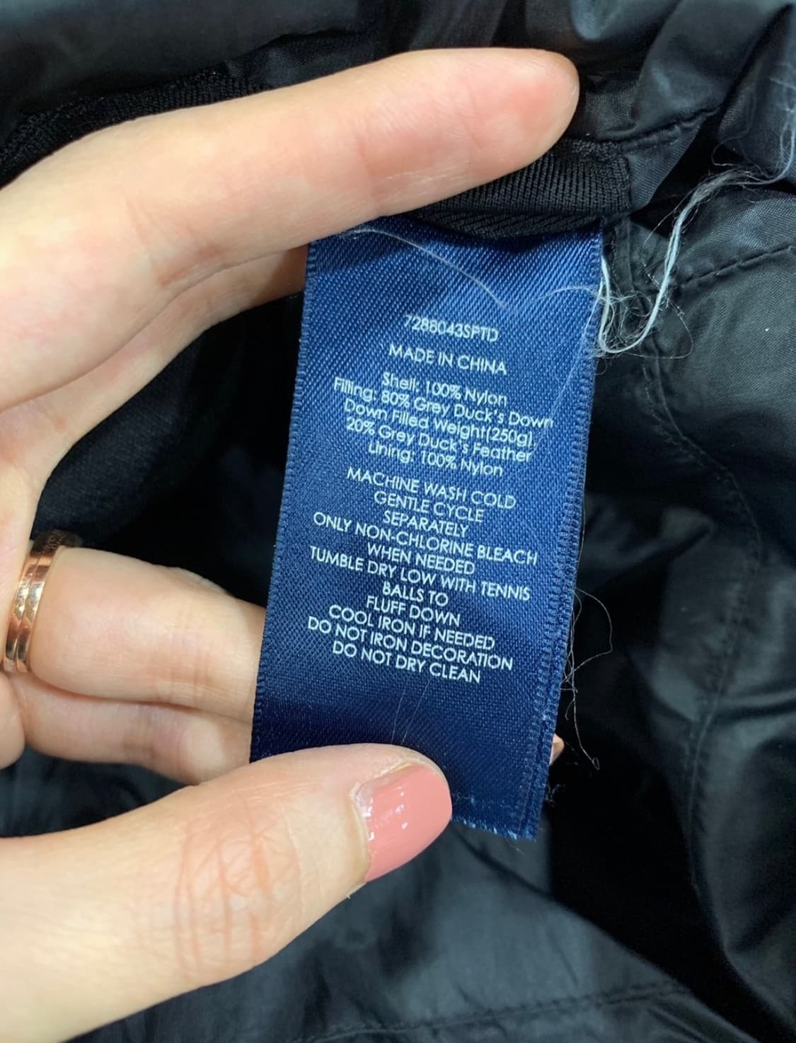 폴로 빅포니 패딩 xs 상품이미지7