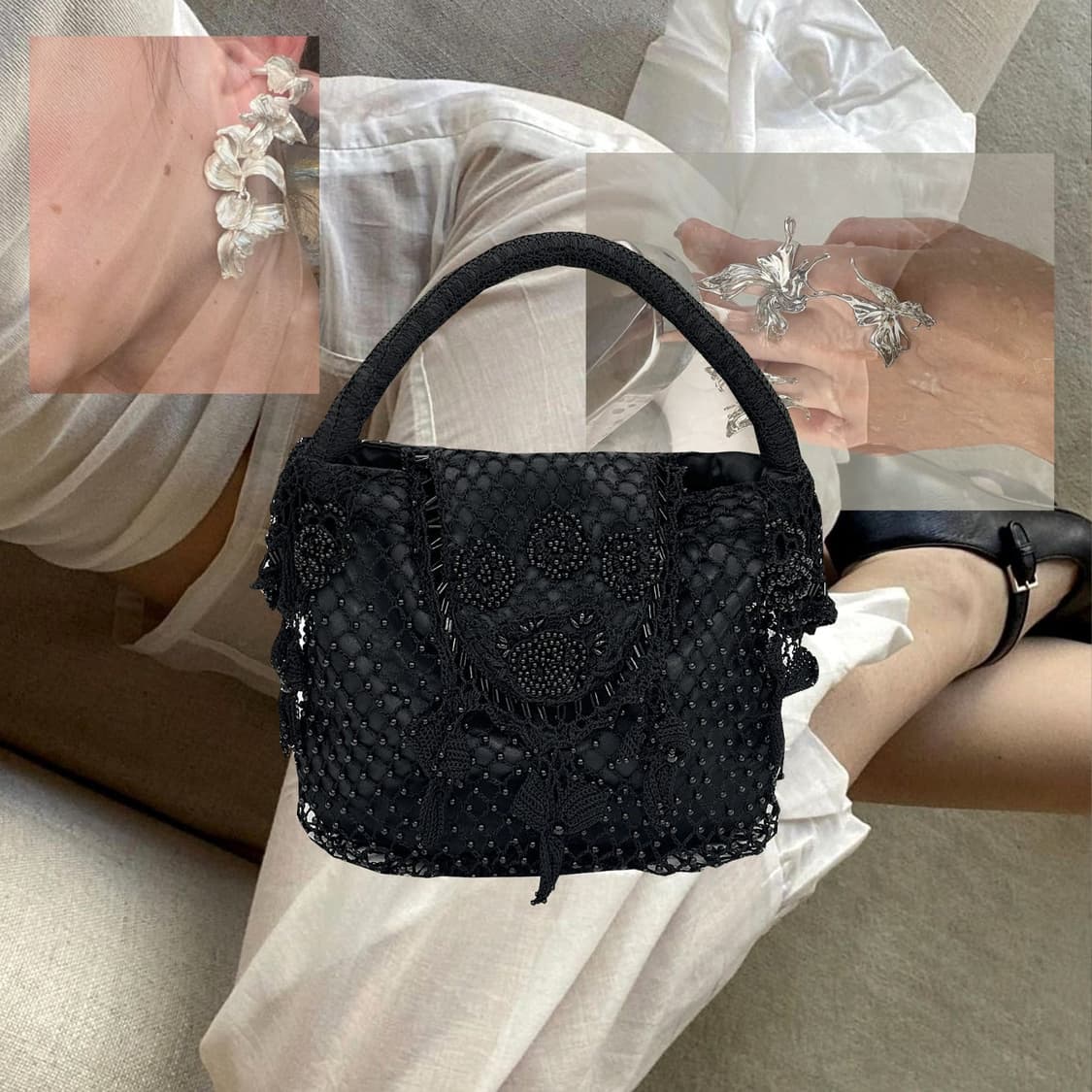 ₊‧༚ Beaded Bag ·.༄࿔   상품이미지1