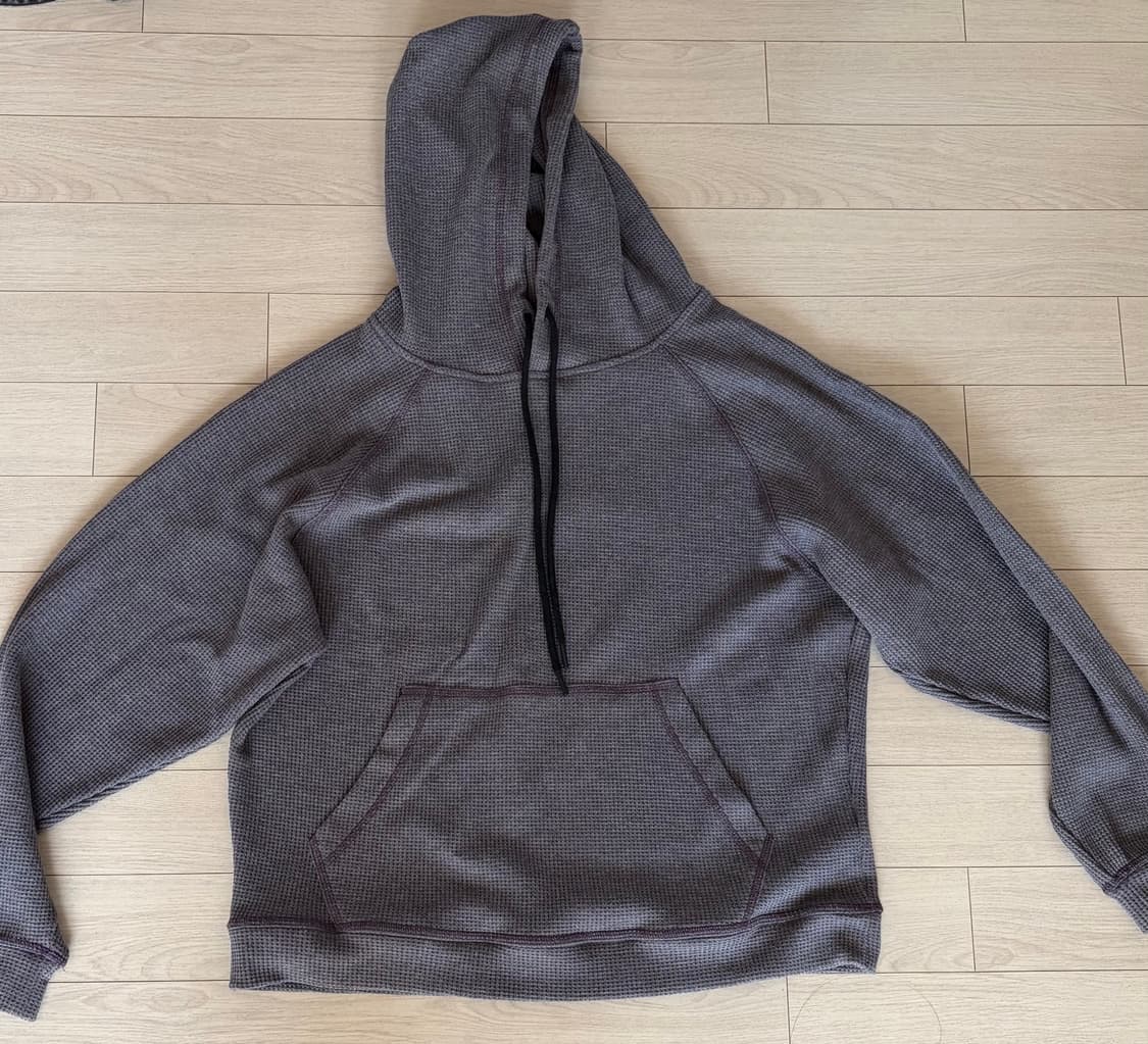 헤더헬렌 VTG 와플 후드 grey 상품이미지2