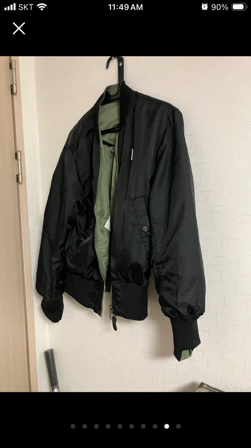 [새상품급] 닐바렛 x 알파인더스트리 양면 ma1자켓 S 사이즈 상품이미지9