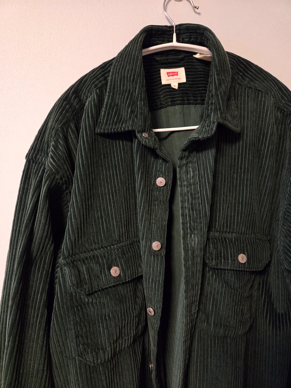 리바이스 코듀로이 셔츠 딥그린 L 상품이미지1