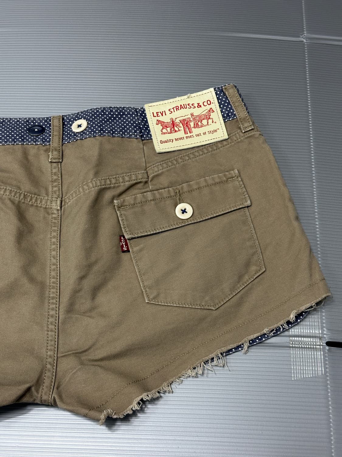 리바이스 숏츠 반바지 핫팬츠 브라운 26 상품이미지5