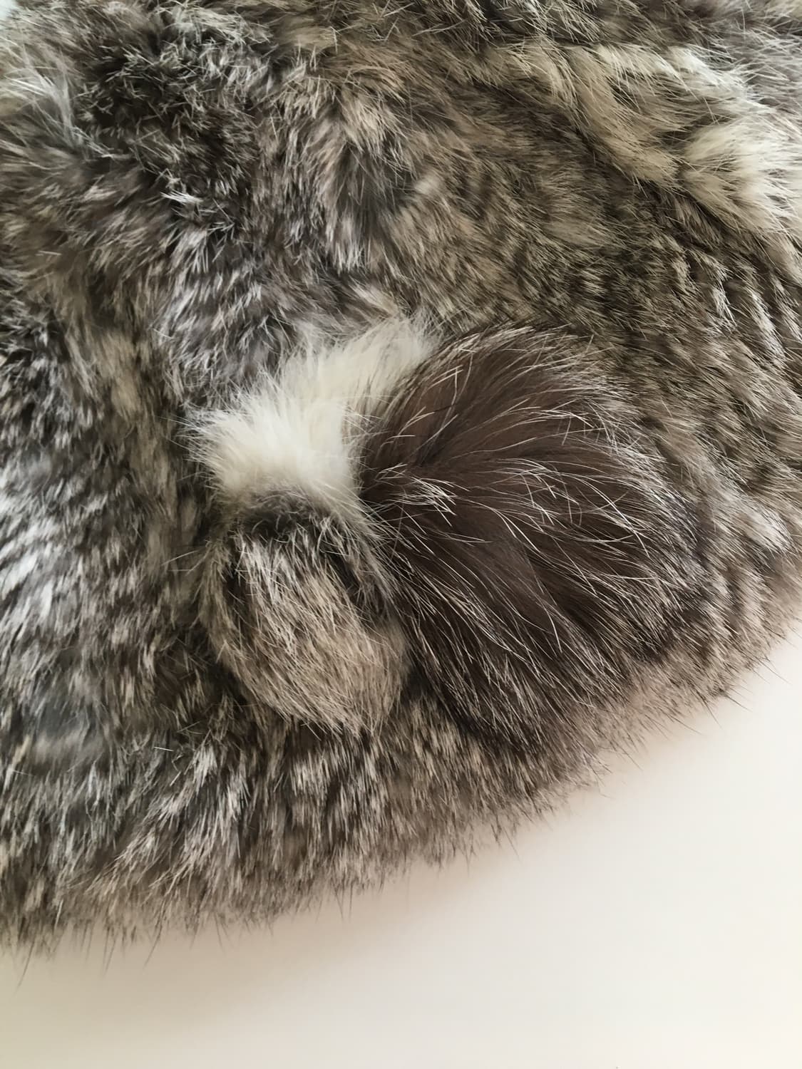 Vintage rabbit fur beanie 상품이미지3