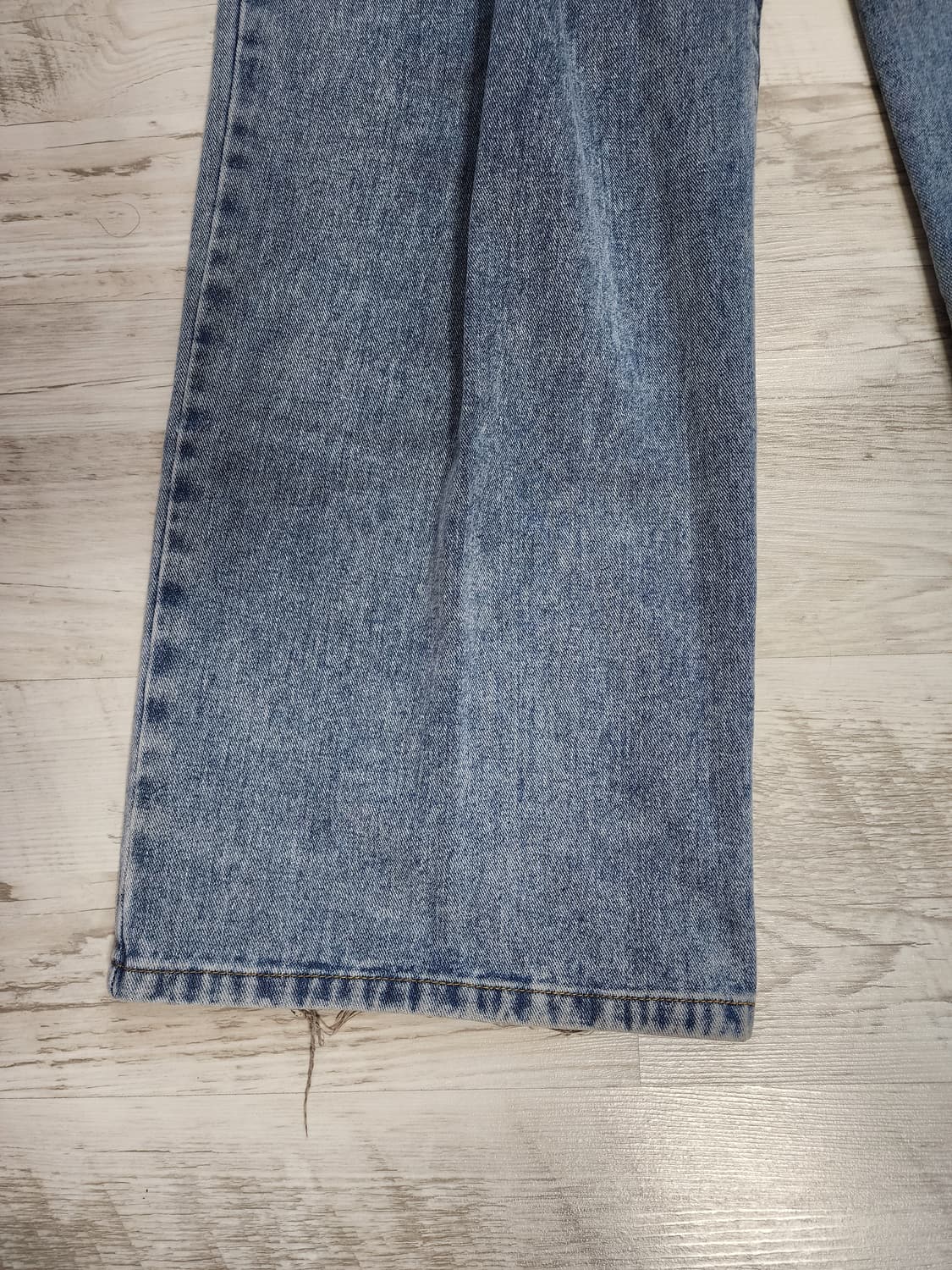 NOT4NERD 낫포너드 원턱 와이드 데님 팬츠. L(32~34) 청바지 상품이미지3