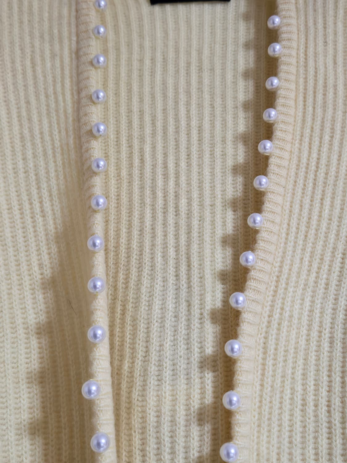 타카시마야 캐시미어 100% 리얼 진주 버튼 상품이미지5