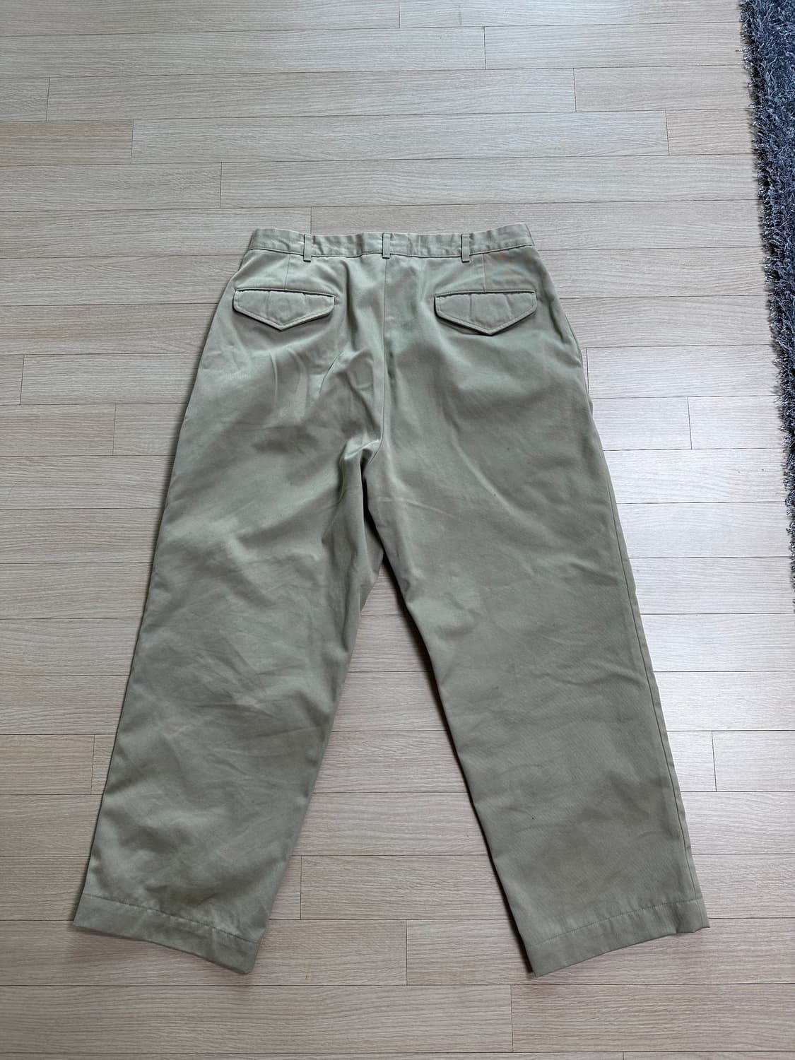 나나미카 더블플리츠치노팬츠 베이지 / 32 사이즈 상품이미지3