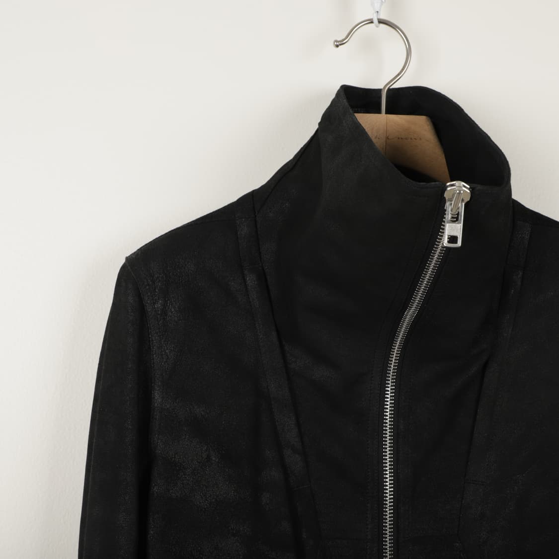 46 / Rick Owens 릭오웬스 하이넥 레더 자켓 상품이미지5