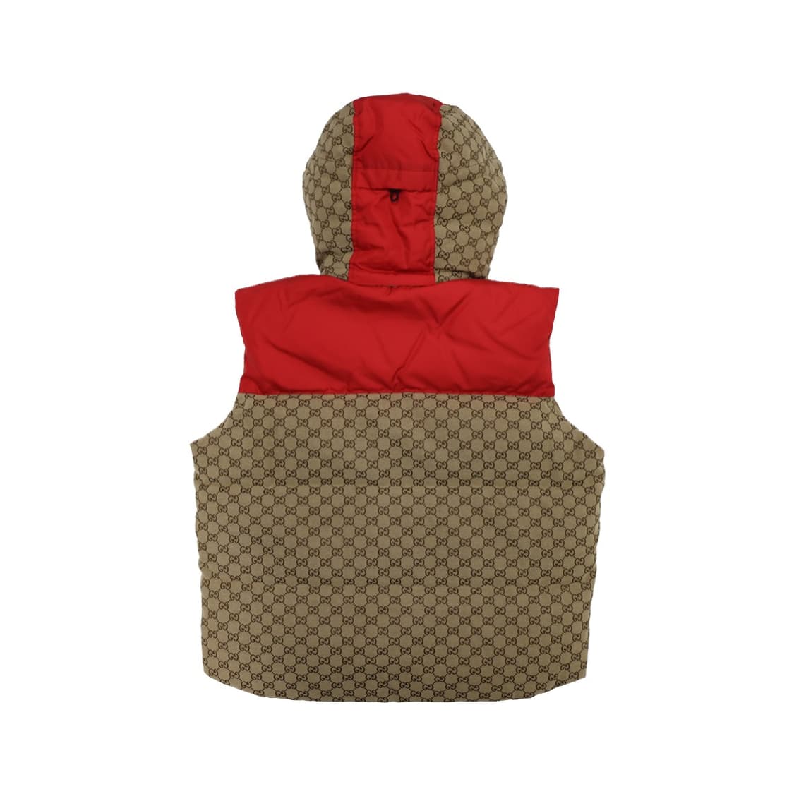 구찌 756931 자카드 후드 다운 베스트 카멜 에보니 상품이미지4