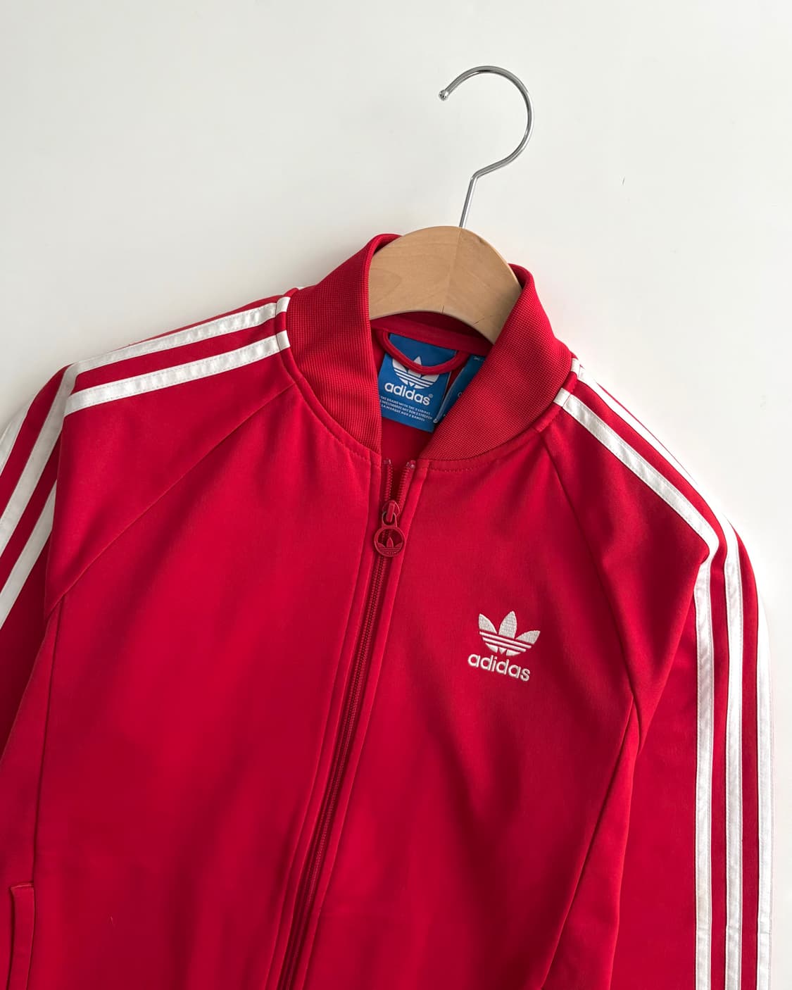 Adidas 아디다스 레드 컬러 슈퍼스타 트랙탑 상품이미지2