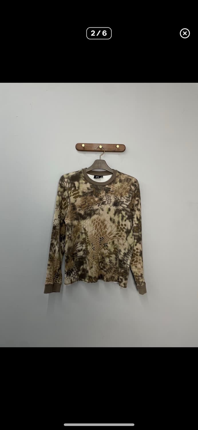 스투시 크립텍 카모 롱 슬리브 써멀 하이랜더 A3163 상품이미지2