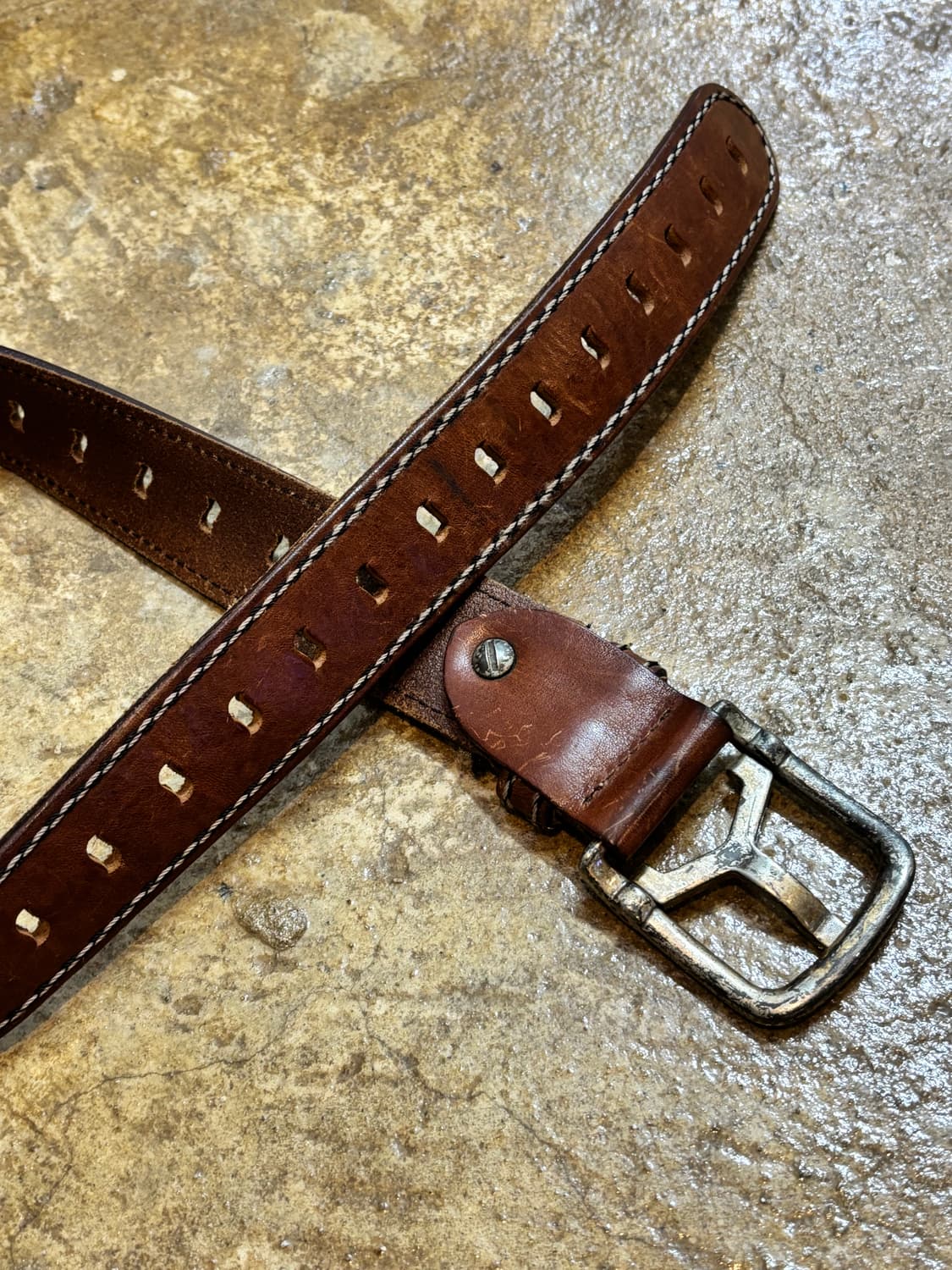 빈티지 가죽 벨트 상품이미지3