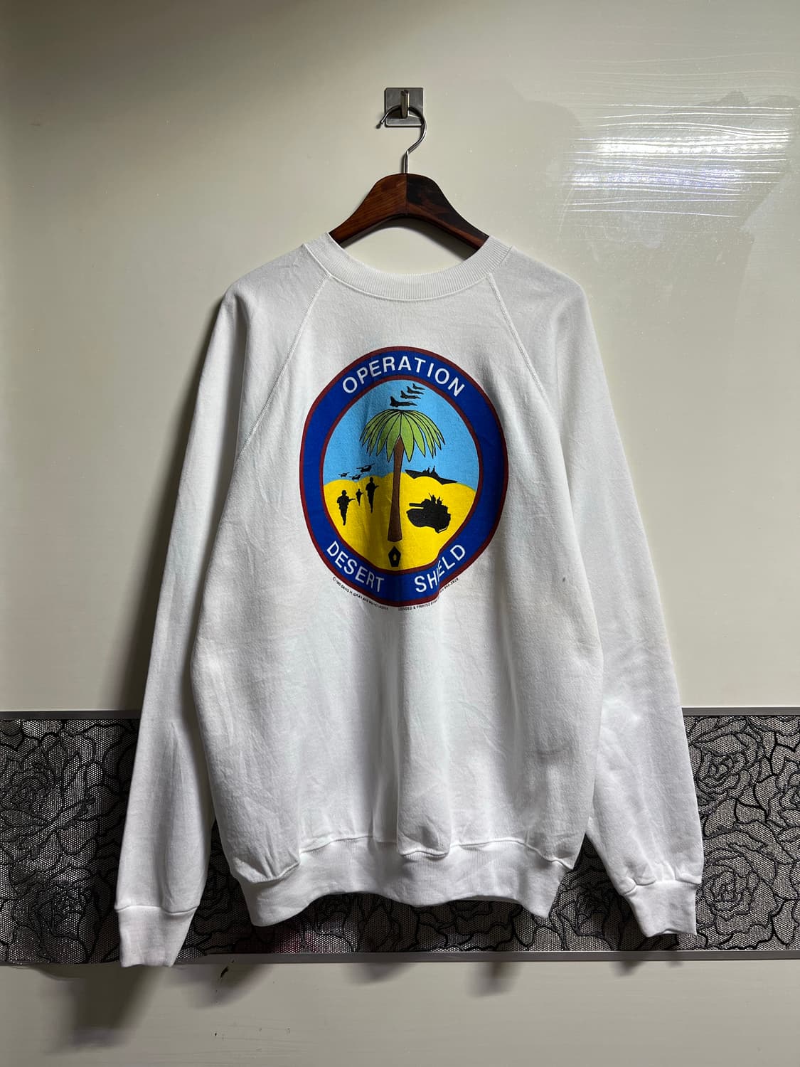 빈티지 헤인즈 오퍼레이션 데저트 스웻셔츠 상품이미지1