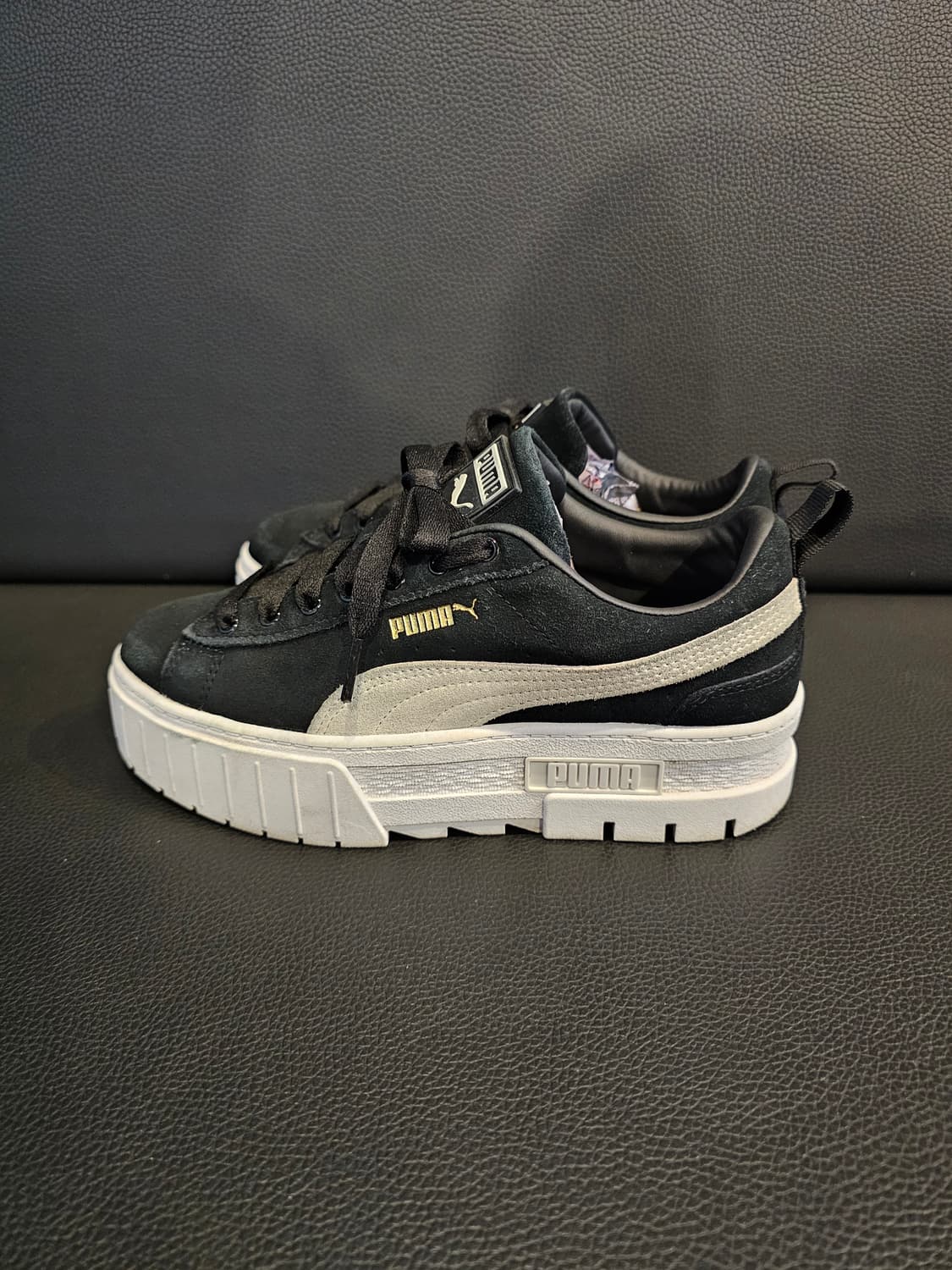 푸마 메이헴 스택 스니커즈 블랙 상품이미지3